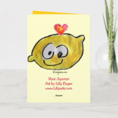 Fältchen herauf Valentine-Liebe-Karte Feiertagskarte (Rückseite)