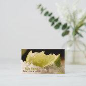 Fältchen oben! Kalk-Visitenkarten Visitenkarte (Stehend Vorderseite)