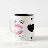 Fältchen oben zweifarbige tasse (Vorderseite Links)