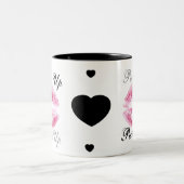 Fältchen oben zweifarbige tasse (Mittel)
