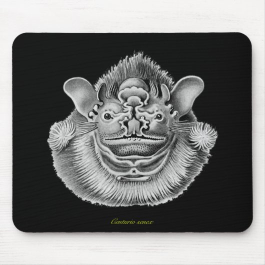 Falte-gesichtiger Schläger Mousepad (Vorne)