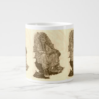 Falte in der Zeit-Spezialitäten-Tasse Jumbo-Tasse