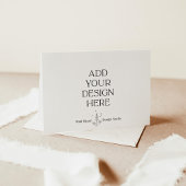 Falten dank Kartendruck, laden Sie Ihr Design hoch Dankeskarte