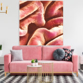 Falten des Epithels der menschlichen Blase Leinwanddruck (Insitu (Wohnzimmer))