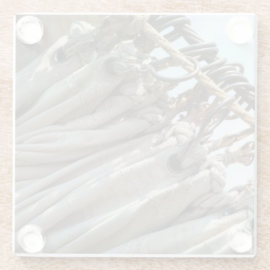 Falten des Segels Glasuntersetzer (Rückseite)