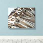 Falten des Segels Leinwanddruck (Insitu (Holzboden))