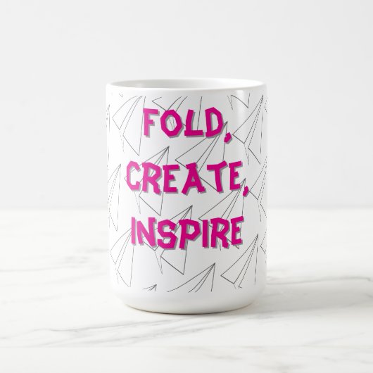 Falten, Erstellen, Inspiriert Kaffeetasse (Mittel)