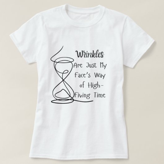 Falten - Fünf Mal hoch T-Shirt (Design vorne)