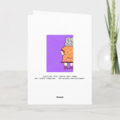 Falten Gedicht Funny Geburtstagskarte Karte (Rückseite)