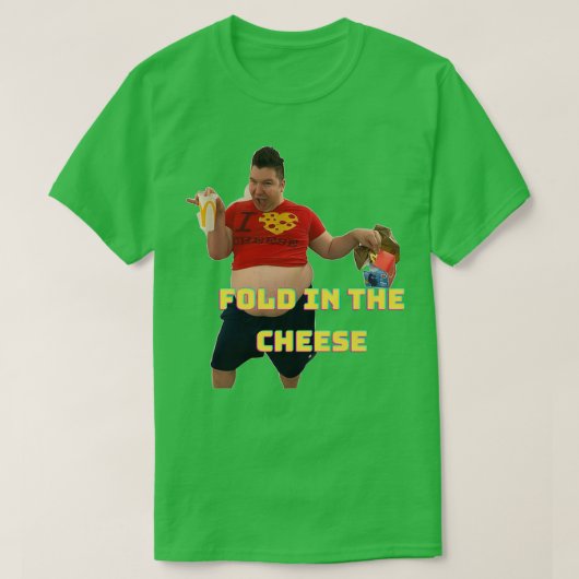 Falten im Käse 2 T-Shirt (Design vorne)