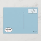 Falten in Handtüchern Postkarte (Rückseite)