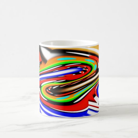 Falten in Raum und Zeit Kaffeetasse (Mittel)