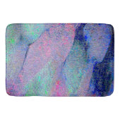 Falten Lederstil mit abgenutzter Farbe, blaue Farb Badematte (Vorderseite)