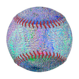 Falten Lederstil mit abgenutzter Farbe, blaue Farb Baseball
