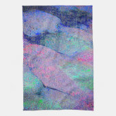 Falten Lederstil mit abgenutzter Farbe, blaue Farb Geschirrtuch (Vertikal)