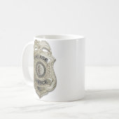 Falten-Polizei (Hockey-Tormann) Kaffeetasse (Vorderseite Links)