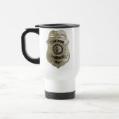 Falten-Polizei (Hockey-Tormann) Reisebecher (Links)