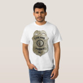 Falten-Polizei (Hockey-Tormann) T-Shirt (Vorne ganz)