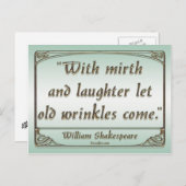 Falten Postkarten (Vorne/Hinten)