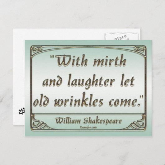 Falten Postkarten (Vorne/Hinten)