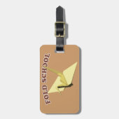 Falten Sie Schule (Origami) Gepäckanhänger (Vorderseite vertikal)