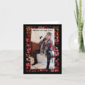 Falten sind Laugh Lines? Keine Joke Grußkarte Karte (Vorderseite)