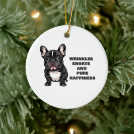 Falten, Snores und reines Glück Keramik Ornament