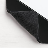 Falten über pures Design Schwarz & Weiß Mousepad (Ecke)