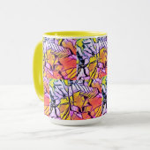 Falten und Federn! Tasse (Vorderseite Links)