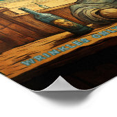 Falten und Lächeln - Poster (Ecke)