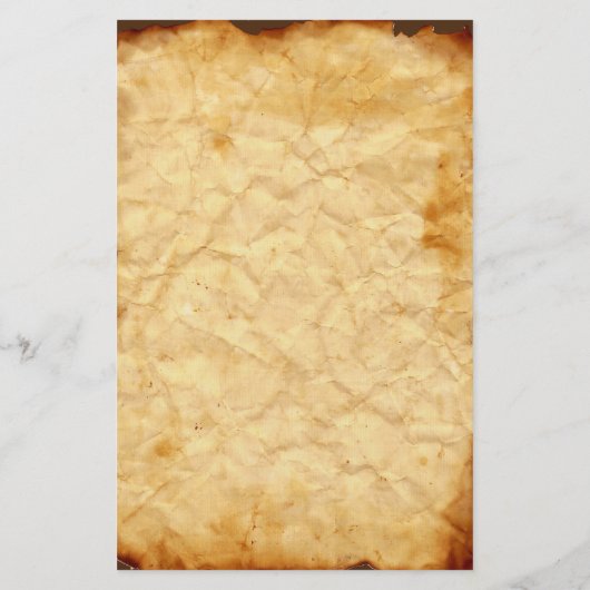 Falten, Vintages Geschirr Briefpapier (Rückseite)