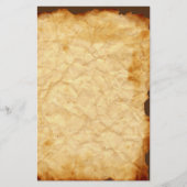 Falten, Vintages Geschirr Briefpapier (Vorderseite)