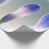 Faltenbalg-Blumendesign Geschenkpapier (Ecke)