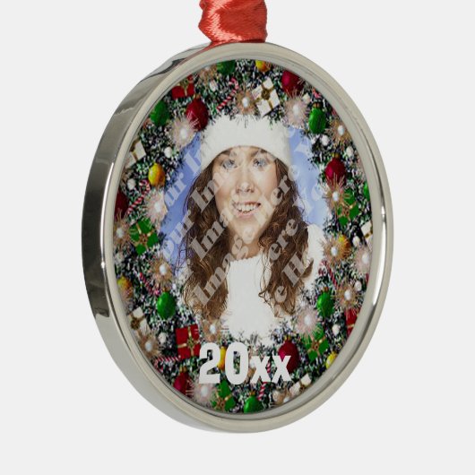 Faltenbalg Foto Frame Keepake Ornament (Rechts)