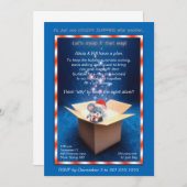 Faltenbalg Geschenkboxen Weihnachts-Party Einladun Einladung (Vorne/Hinten)