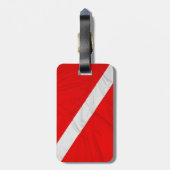 Faltenblende Gepäckanhänger (Rückseite vertikal)