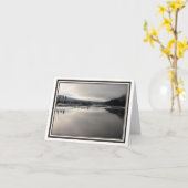 Faltende Gruß-Karte - das Licht des Winters Karte (Gelbe Blume)