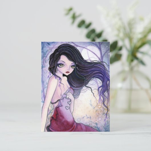 Faltende Liebe - Postkarte (Stehend Vorderseite)