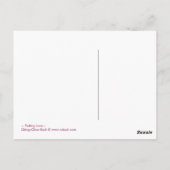 Faltende Liebe - Postkarte (Rückseite)