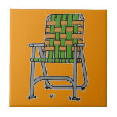Faltender Gartenstuhl Fliese (Vorderseite)