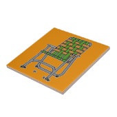 Faltender Gartenstuhl Fliese (Seite)