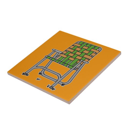 Faltender Gartenstuhl Fliese (Seite)