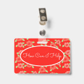 Faltendruck Ausweis (Rückseite mit Clip)