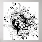 Faltengesicht Poster (Vorne)