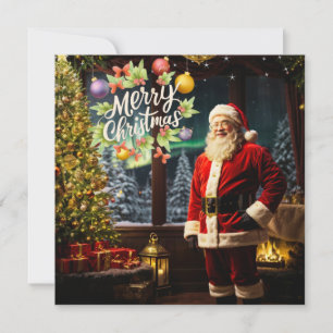 Faltenglühen Weihnachtskarte Mitteilungskarte