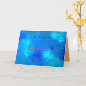 Faltenkarte mit Foto und Text Karte (Gelbe Blume)