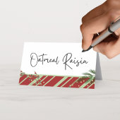 Faltenkost, Getränke oder Platzkarten