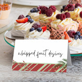 Faltenkost, Getränke oder Platzkarten