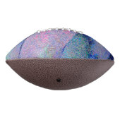 Faltenledereffekt mit abgenutzter Farbe, bläulich Football (Gedreht 270)