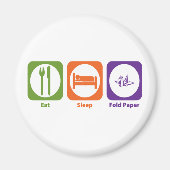 Faltenpapier essen magnet (Vorne)